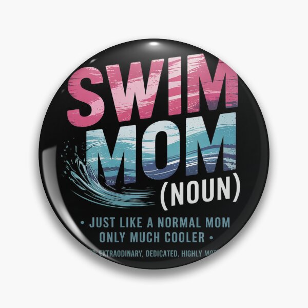 Artikelvorschau, Schwimmmama – genau wie eine normale Mama, nur viel cooler beim Schwimmen entworfen und verkauft von VerseFarm.