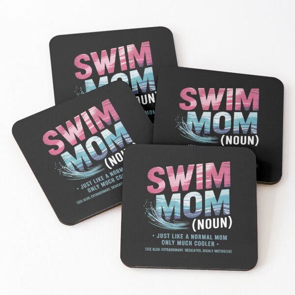 Artikelvorschau, Schwimmmama – genau wie eine normale Mama, nur viel cooler beim Schwimmen entworfen und verkauft von VerseFarm.