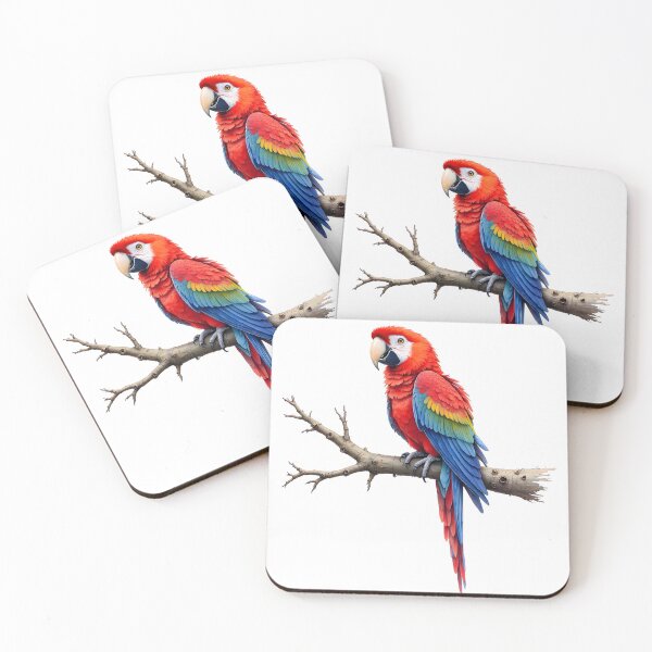 Item preview, Avian Artistry - Macaw Bird designed and sold by Petalandfur.