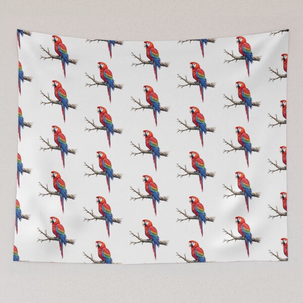 Item preview, Avian Artistry - Macaw Bird designed and sold by Petalandfur.