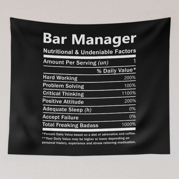 Item preview, Bar Manager designed and sold by aswmhmlc71.