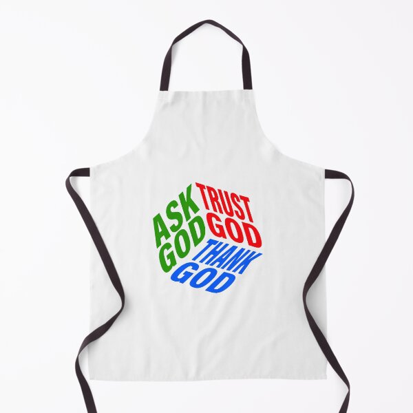 Item preview, Ask God; Trust God; Thank God; designed and sold by StickerApe.