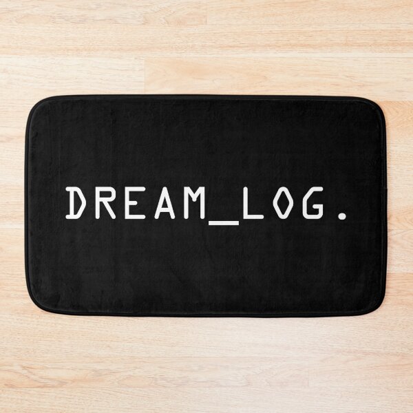 Item preview, Dream Log Minimal Tech Aesthetic Typography T-Shirt | Y2K AI Style Shirt designed and sold by PixelPlush.