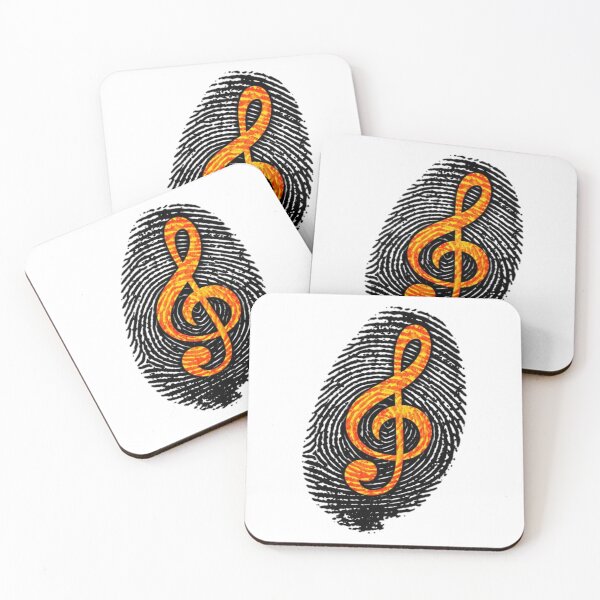 Item preview, Music Is My Identity Fingerprint Design designed and sold by the-dovlat.