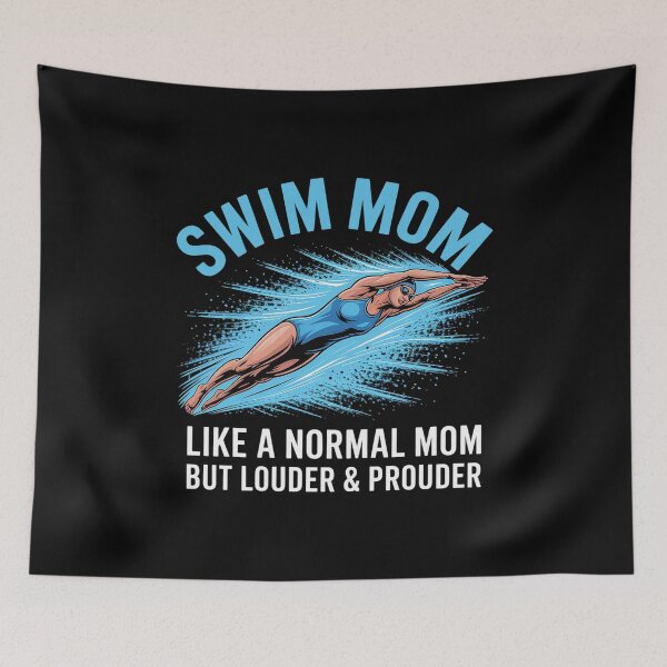 Item preview, Swim Mom Louder & Prouder Swimming Athlete Mother's Day  designed and sold by VerseFarm.