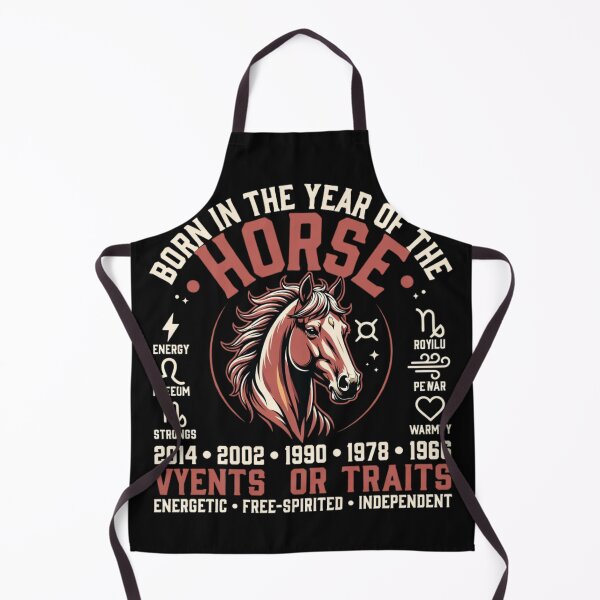Item preview, Born Year of the Horse Chinese Zodiac | 2014 2002 1990 1978 Birthday T-Shir designed and sold by GeniePixel.
