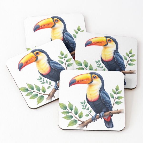Item preview, Avian Artistry - Toco Toucan Bird designed and sold by Petalandfur.