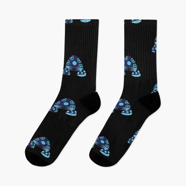 Item preview, Dark Blue Midnight Mushrooms designed and sold by dzabirhupkesf.