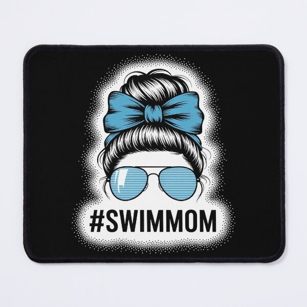 Item preview, Swim Mom Messy Bun Bleached Funny Women Mother's Day designed and sold by VerseFarm.