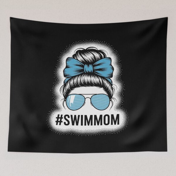 Item preview, Swim Mom Messy Bun Bleached Funny Women Mother's Day  designed and sold by VerseFarm.