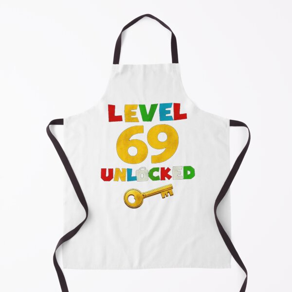 Item preview, Level 69 Unlocked Funny Achievement Design designed and sold by the-dovlat.
