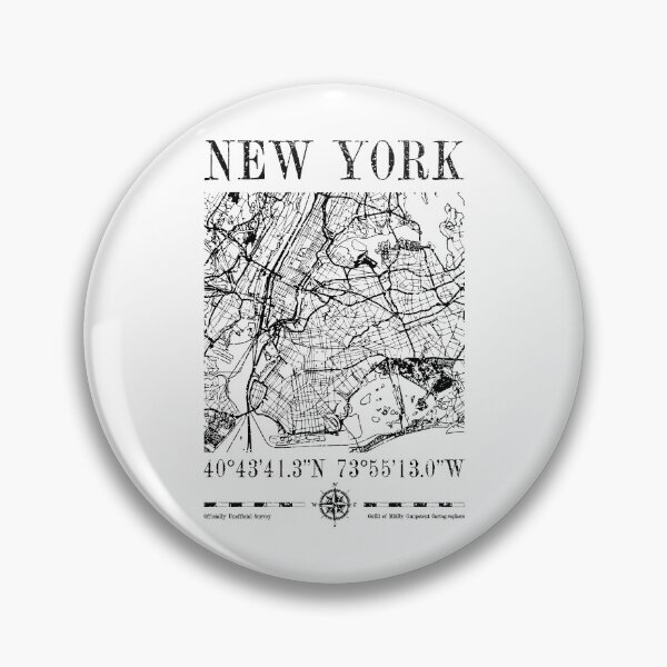Item preview, New York City Map NYC NY Vintage Funny Cartography designed and sold by GrandeDuc.