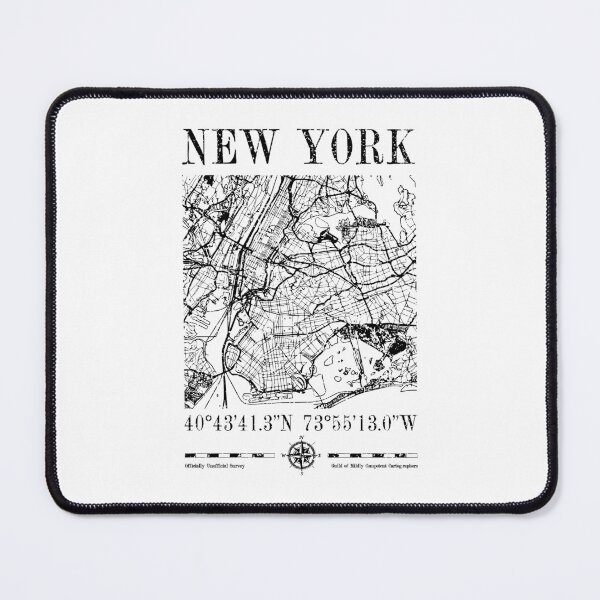 Item preview, New York City Map NYC NY Vintage Funny Cartography designed and sold by GrandeDuc.