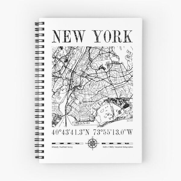 Item preview, New York City Map NYC NY Vintage Funny Cartography designed and sold by GrandeDuc.