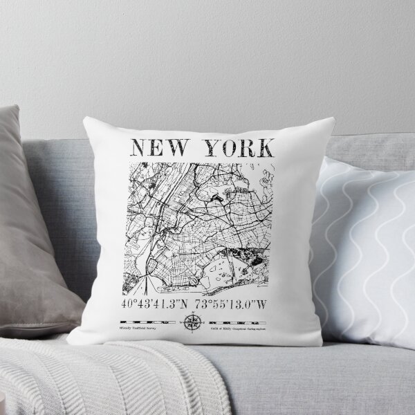Item preview, New York City Map NYC NY Vintage Funny Cartography designed and sold by GrandeDuc.