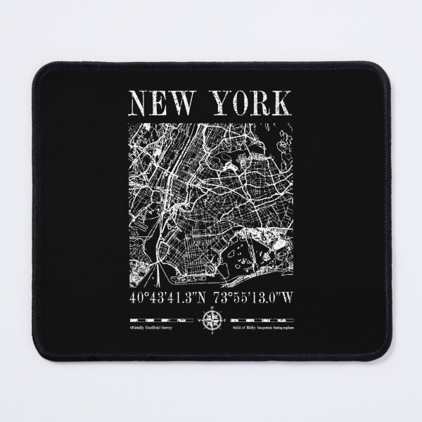 Item preview, New York City Map NYC NY Vintage Funny Cartography designed and sold by GrandeDuc.