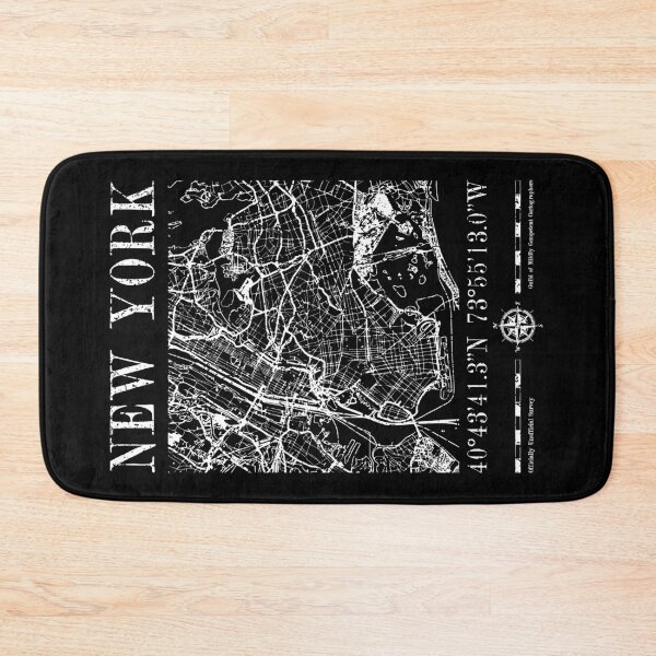 Item preview, New York City Map NYC NY Vintage Funny Cartography designed and sold by GrandeDuc.