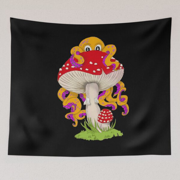 Item preview, Octopus and Toadstool Surreal Creature designed and sold by dzabirhupkesf.