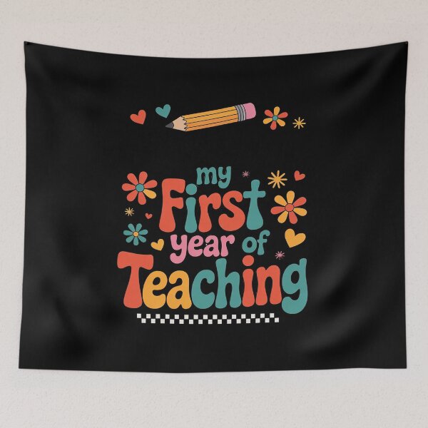 Item preview, I Survived My First Year Of Teaching Funny New Teacher designed and sold by RsFilsingerArt.