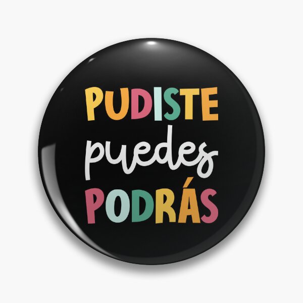 Item preview, Pudiste, Puedes, Podrás – Colorful Hispanic Pride Lettering designed and sold by Suzy Perez Art.