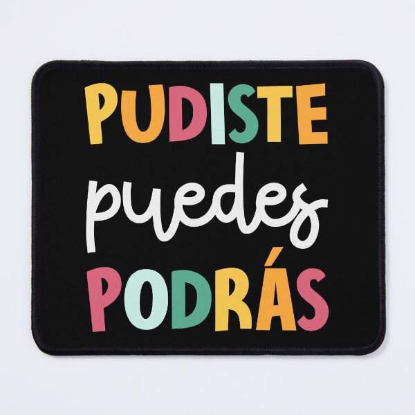 Item preview, Pudiste, Puedes, Podrás – Colorful Hispanic Pride Lettering designed and sold by Suzy Perez Art.