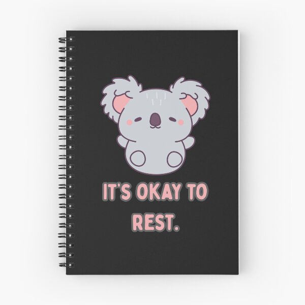 Item preview, Cute Koala It’s Okay to Rest – Kawaii Self Care Illustration designed and sold by hallwell.