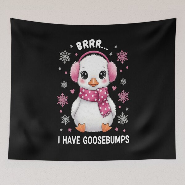 Item preview, Brrr I Have Goosebumps Cute Winter Goose Design  designed and sold by FreeArt2.