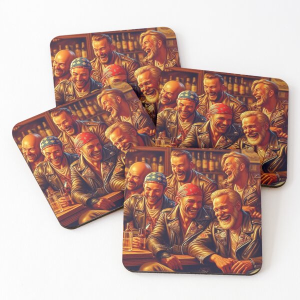 Item preview, Gay Vintage Bikers Reunite Tom of Finland Tribute San Francisco Pride Graphic Design designed and sold by ItsAKinkThing.