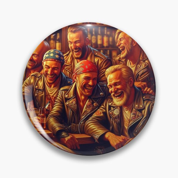 Item preview, Gay Vintage Bikers Reunite Tom of Finland Tribute San Francisco Pride Graphic Design designed and sold by ItsAKinkThing.