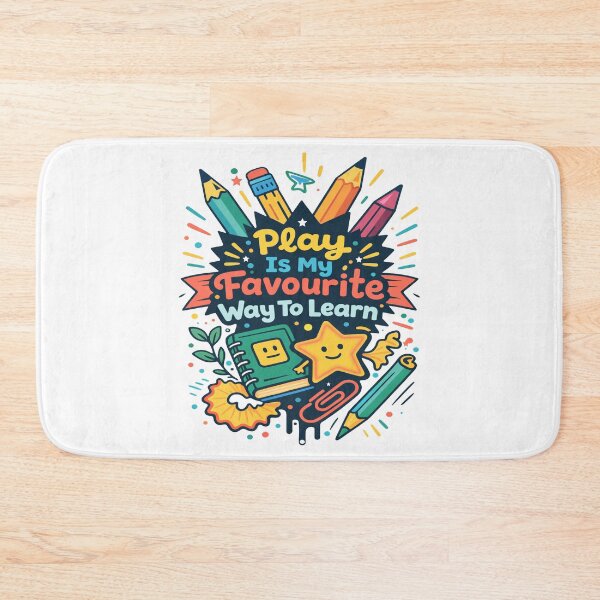 Item preview, Play Is My Favourite Way To Learn – Cute Preschool Play-Based Learning Design designed and sold by PixelGrafiks.