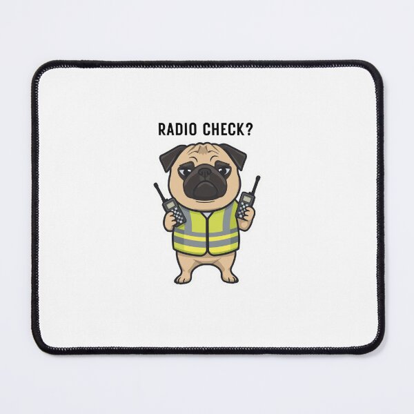 Item preview, Event Security Pug with Radio designed and sold by Norfolk-N-Good.
