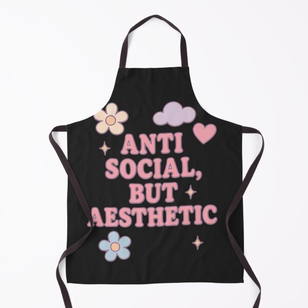 Item preview, Anti Social But Aesthetic – Cute Pastel Quote Design for Introverts. designed and sold by Artistry-Nadia.