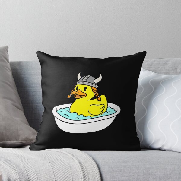 Item preview, Cute Nordic Duckling Viking Helmet Art designed and sold by Gooseykawaii.