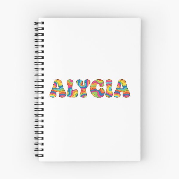 Item preview, ❤️ Alycia Personalized Name Wavy Retro Shirt, Coffee Mug, Sticker Gift designed and sold by HelixPedia.