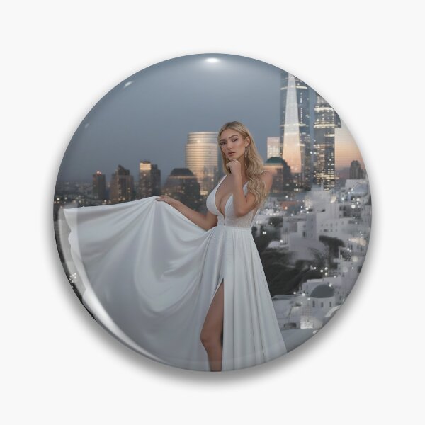 Item preview, White Goddess Over Manhattan designed and sold by SunsetAngelsAI.