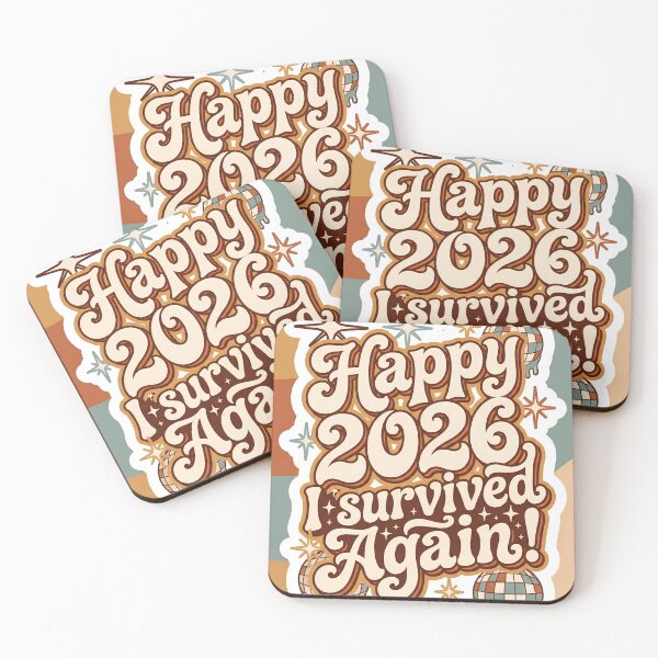 Item preview, Happy 2026 I Survived Again Retro desgine designed and sold by MukuMint.