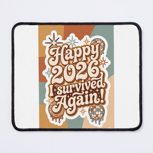 Item preview, Happy 2026 I Survived Again Retro desgine designed and sold by MukuMint.