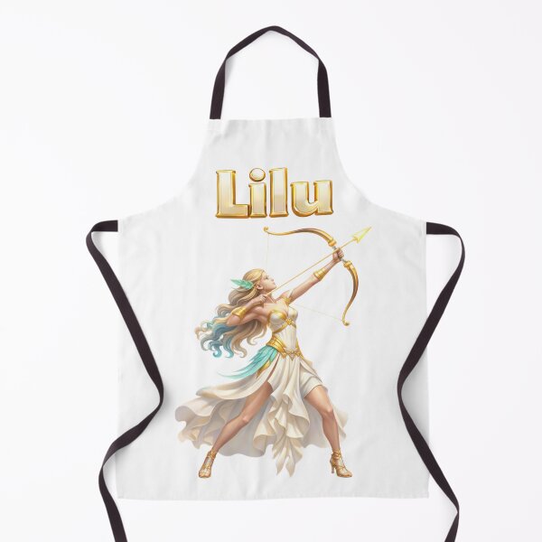 Item preview, Lilu Sagittarius Zodiac Name Archer Goddess Design designed and sold by AlexLineArt.
