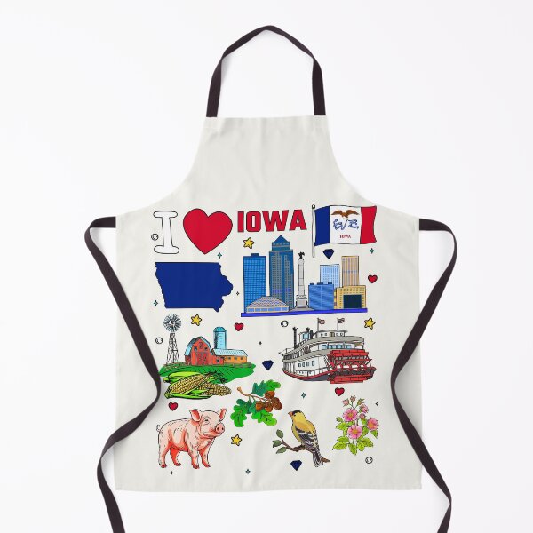 Item preview, Iowa Pride, The Ultimate State Landmarks & Nature Collage designed and sold by mashmosh.