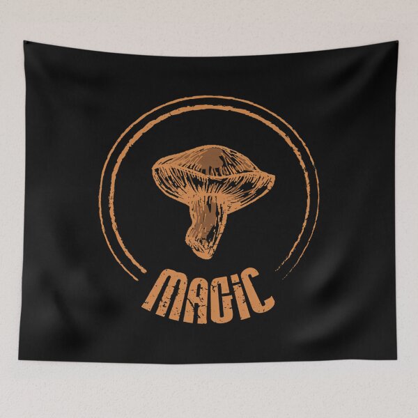 Item preview, Magic Mushroom Minimal Emblem designed and sold by djentomamatel.