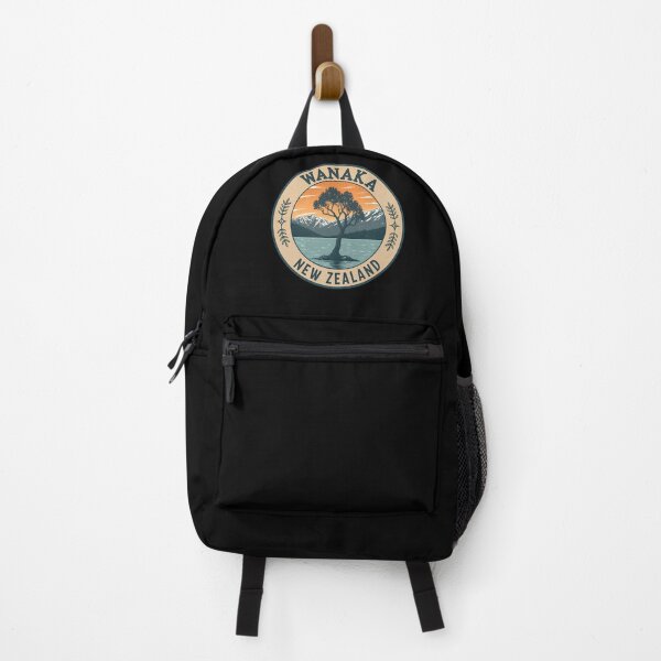 Item preview, Wanaka New Zealand Vintage Travel – Lake Wanaka Lone Tree Retro  designed and sold by VividOrganica.