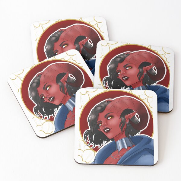 Item preview, Tiefling Wizard designed and sold by VeroDragonfly.