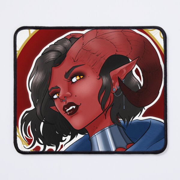 Item preview, Tiefling Wizard designed and sold by VeroDragonfly.