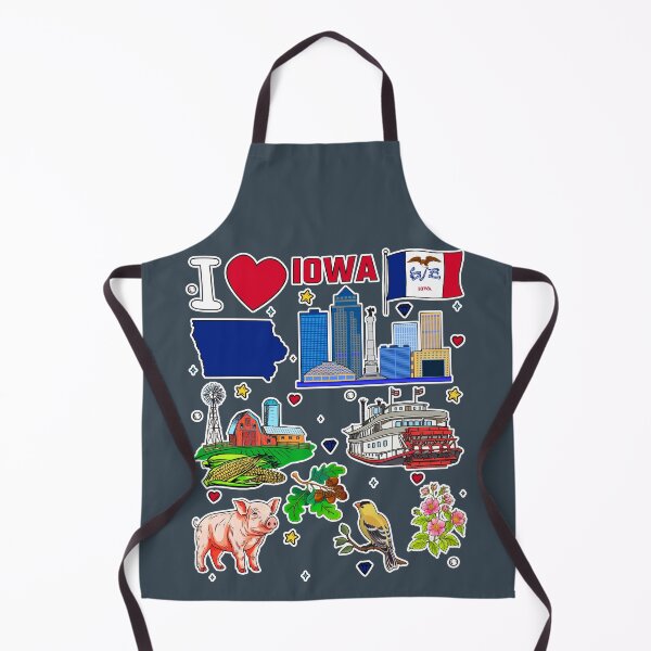 Item preview, I Heart Iowa, The Ultimate State Pride Heritage Collection designed and sold by mashmosh.