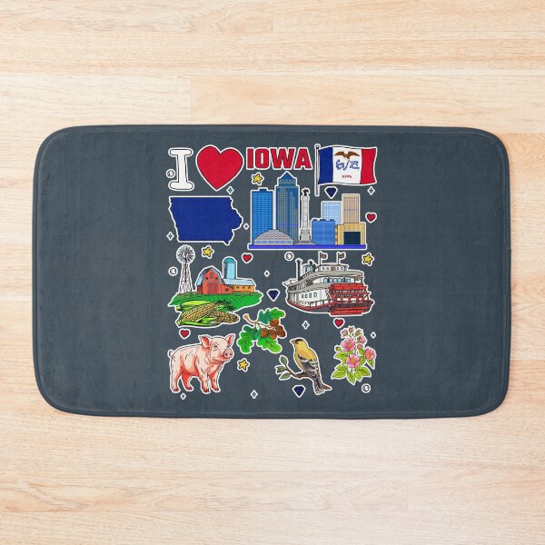 Item preview, I Heart Iowa, The Ultimate State Pride Heritage Collection designed and sold by mashmosh.