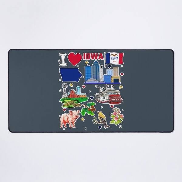 Item preview, I Heart Iowa, The Ultimate State Pride Heritage Collection designed and sold by mashmosh.