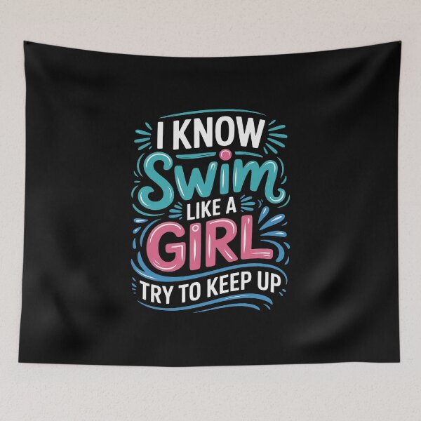 Item preview, Swim Swimming Girls Funny  designed and sold by MyzoToyota.