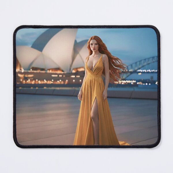 Item preview, Golden Sunset Muse at Sydney Opera House designed and sold by SunsetAngelsAI.
