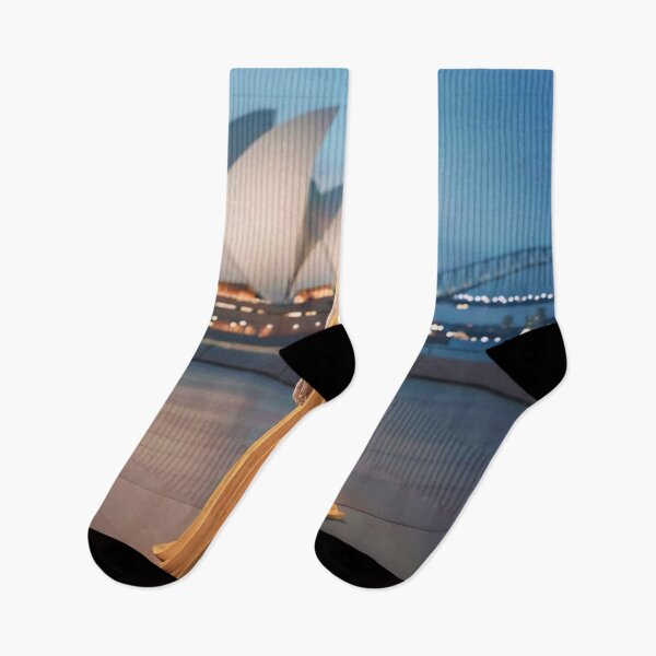 Item preview, Golden Sunset Muse at Sydney Opera House designed and sold by SunsetAngelsAI.