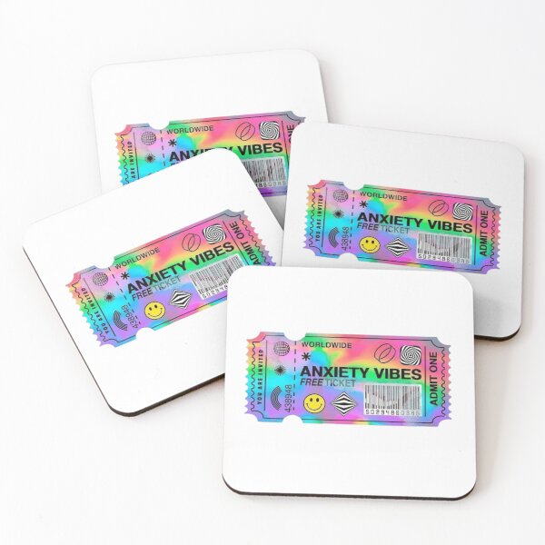 Item preview, Anxiety Vibes Ticket designed and sold by Oniyasha.